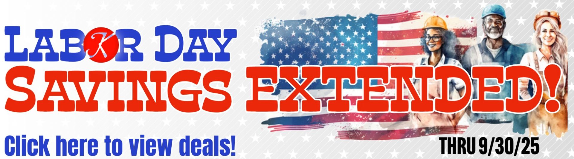Labor Day Sale Extended!